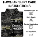 Gift For Father, Custom Photo, Proud, Remove BG Photo - Custom Photo Classic Car Limited Edition - Personalized Hawaiian Shirt