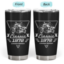 Gift For Father, Custom Photo, Proud, Remove BG Photo - Custom Photo Classic Car Limited Edition - Personalized Tumbler