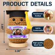 Graduation,Gift For Daughter,Dad - Daughters (Adult),Mom - Daughters (Adult),Happy,Dad - Sons,Gift For Son,Mom - Sons - Custom Photo Congrats Graduate - Personalized Doll Crochet With Custom Card