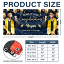Graduation, Happy - Custom Photo Congrats Graduation - Personalized Horizontal Banner