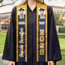 Custom Photo Congratulations Graduates - Graduation Gift - Personalized Stoles