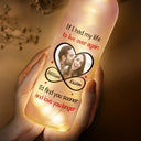 Gift For Couples,Old Couples,LGBT,Gift For Women,Gift For Men,Love,Gift For Wife,Gift For Husband,Gift For Boyfriend,Gift For Girlfriend,Custom Photo - Custom Photo Couple I'd Find You Sooner And Love You Longer - Personalized Bottle Light