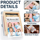 Gift For Couples,Old Couples,Wedding,Wedding Anniversary,Love - Custom Photo Couple Wedding Anniversary - Personalized Wooden Matchbox