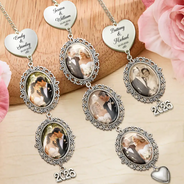 Sentimental, Custom Photo, Gift For Couples, Wedding, Upload Full Photo - Custom Photo Couple Wedding Day - Personalized Wedding Charm