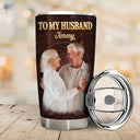Gift For Couples, Married Couple, Custom Photo, Top Market, Romantic, Remove BG Photo - Custom Photo Couples I Choose You - Personalized Tumbler