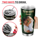 Gift For Couples, Married Couple, Custom Photo, Top Market, Romantic, Remove BG Photo - Custom Photo Couples I Choose You - Personalized Tumbler