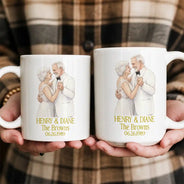 Gift For Couples, Married Couple, Custom Photo, Wedding, Romantic, Remove BG Photo - Custom Photo Couples Wedding Engaged Bachelor Party - Personalized Mug