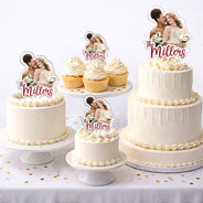 Custom Photo,Romantic,Gift For Couples,Wedding,Remove BG Photo - Custom Photo Couples Wedding Engagement - Personalized Acrylic Cake Topper