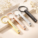 Gift For Couples,Old Couples,Gift For Husband,Gift For Wife,Gift For Boyfriend,Gift For Girlfriend,Love - Custom Photo Couples With Names - Personalized Photo Projection Keychain