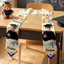 Gift For Kids, Gift For Grandkids, Grandpa - Grandkids, Grandma - Grandkids, Graduation, Happy - Custom Photo Cute Graduation Kid Rainbow - Personalized Kid Graduation Stole