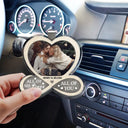 Gift For Couples,Gift For Husband,Gift For Wife,Gift For Boyfriend,Gift For Girlfriend,Love - Custom Photo Drive Safe I Love You Couples - Personalized Custom Shaped Acrylic Car Visor Clip