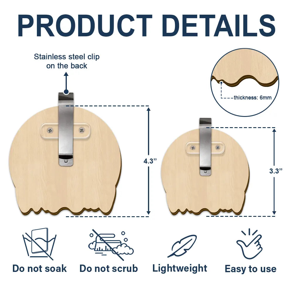 Gift For Couples,Gift For Wife,Gift For Husband,Gift For Boyfriend,Gift For Girlfriend,Funny,Old Couples - Custom Photo Drive Safe My Butt Would Be So Lonely Without You - Personalized Custom Shaped Car Visor Clip