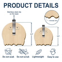 Gift For Couples,Gift For Wife,Gift For Husband,Gift For Boyfriend,Gift For Girlfriend,Funny,Old Couples - Custom Photo Drive Safe My Butt Would Be So Lonely Without You - Personalized Custom Shaped Car Visor Clip