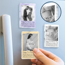 Pregnant Mom,Expecting Dad,Funny,Custom Photo - Custom Photo Enjoy Your Last Mother's Day In Peace And Quiet - Personalized Acrylic Fridge Magnet