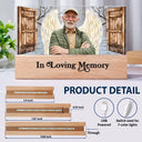 Family,Memorial,Custom Photo,Love - Custom Photo Family Memorial I'm Always With You Open Door - Personalized Rectangle LED Light