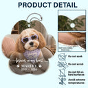 Custom Photo, Pet Lovers, Memorial, Sympathetic, Dynamic Photo - Custom Photo Forever In My Heart Dog Cat Memorial - Personalized Acrylic Car Hanger