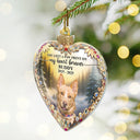 Pet Lovers,Cat Lovers,Dog Lovers,Sad,Memorial - Custom Photo Forever Loved Memorial Dog Cat - Personalized Custom Shaped Acrylic Ornament