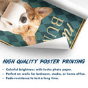 Custom Photo,Art Design,Pet Lovers,Humorous,Photo - Funny Bathroom Pet  - Custom Photo Funny Bathroom Pet Nice Butt Toilet Dog Cat - Personalized Poster