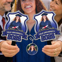 Graduation,Gift For Yourself,Gift For Women,Gift For Men,Gift For Daughter,Gift For Son,Gift For Sisters,Gift For Brothers,Gift For Bestie,Gift For Sibling,Happy - Custom Photo Funny Graduation Prop - Personalized Graduation Handheld Fan