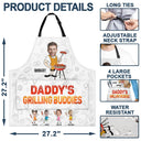 Custom Photo,Gift For Father,Grilling,Dad - Children,Non-Eng,Photo,Icon,Humorous - Custom Photo Funny Mr Good Lookin' Is Cookin' - Personalized Apron