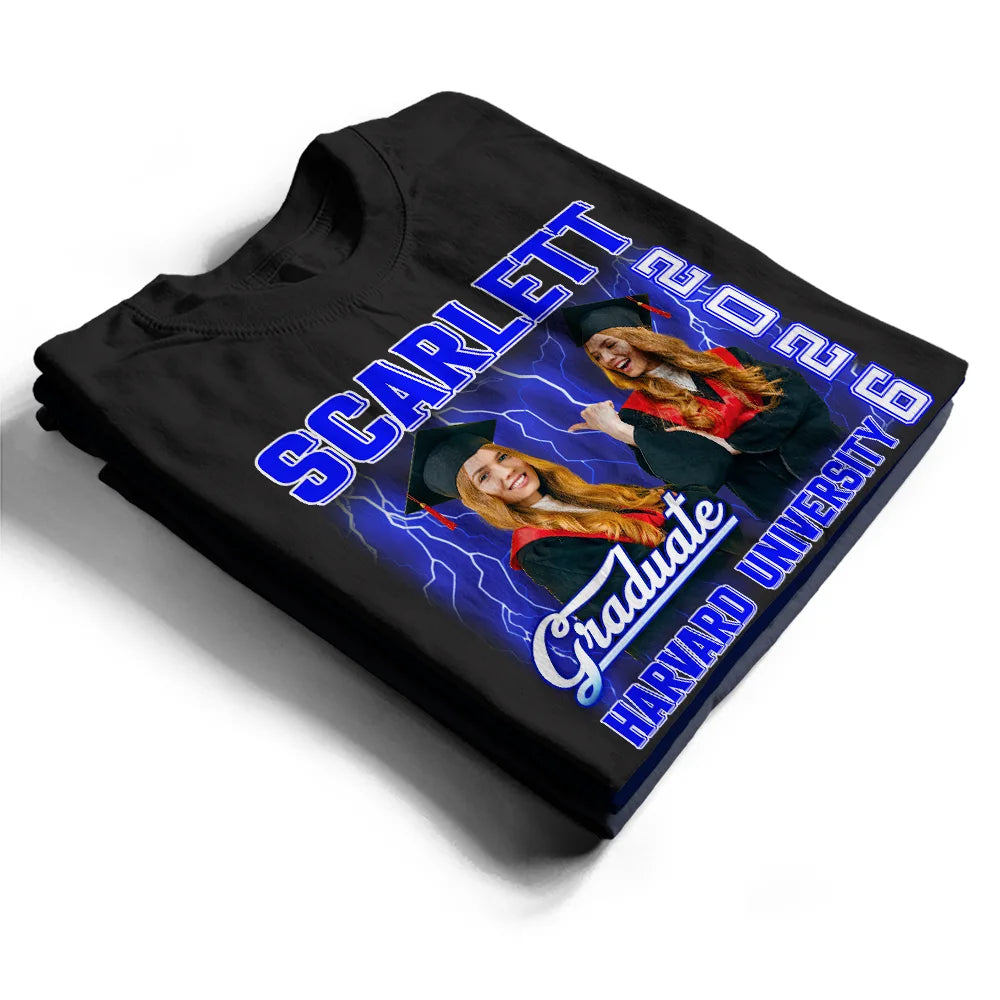 Graduation,Gift For Yourself,Gift For Women,Gift For Men - Custom Photo Graduation Congratulations - Personalized T Shirt