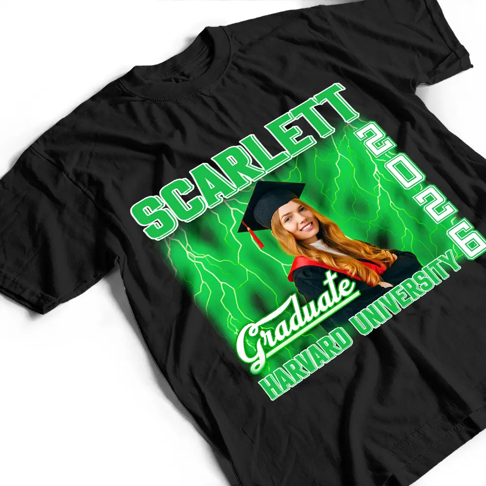 Graduation,Gift For Yourself,Gift For Women,Gift For Men - Custom Photo Graduation Congratulations - Personalized T Shirt