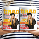 Graduation, Gift For Women, Gift For Men, Happy, Custom Photo - Custom Photo Graduation Magazine - Personalized Mug