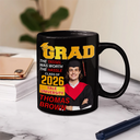 Graduation, Gift For Women, Gift For Men, Happy, Custom Photo - Custom Photo Graduation Magazine - Personalized Mug
