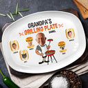 Dog Lovers,Happy - Custom Photo Grilling Plate - Personalized Plate
