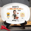 Dog Lovers,Happy - Custom Photo Grilling Plate - Personalized Plate