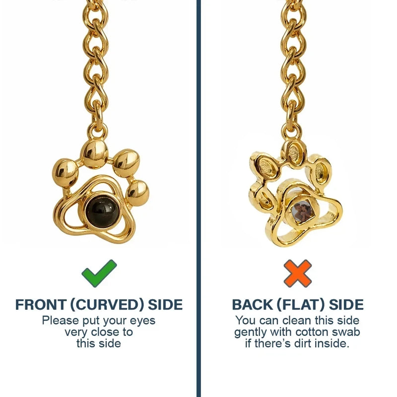 Gift For Couples,Old Couples,Dog Couple,Pet Couple,Cat Couple,Love - Custom Photo Happy Couples Anniversary Gift - Personalized Custom Shaped Photo Projection Keychain