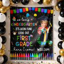 Happy,Gift For Kids,Graduation,Gift For Grandkids,Custom Photo,Funny,Photo,Proud - Custom Photo Here I Come Preschool Kindergarten Graduation - Personalized Backdrop