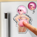 Custom Photo,Summer,Gift For Men,Gift For Yourself,Humorous,Cut-Face Photo - Custom Photo Hope Your Day Is Nice - Personalized Squishy Acrylic Fridge Magnet