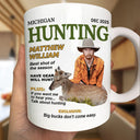 Gift For Yourself, Best friends' Hobby, Hunting, Top Market, Happy - Custom Photo Hunter Of The Year - Personalized Mug