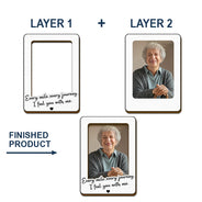 Custom Photo,Memorial,Gift For Mother,Family,Sad - Custom Photo I Feel You With Me - Personalized Custom Shaped Car Visor Clip