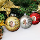 Christmas, Memorial, Family, Parents, Gift For Grandparents, Sad - Custom Photo I Have Two Angels In Heaven And I Call Them Mom Dad - Personalized Ball Ornament