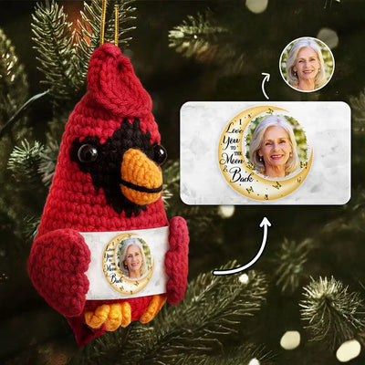 Crochet Cardinal Bird Hanging Decoration