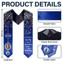 Graduation,Memorial,Gift For Yourself,Sad - Custom Photo I Remembered Who Was Watching - Personalized Stoles