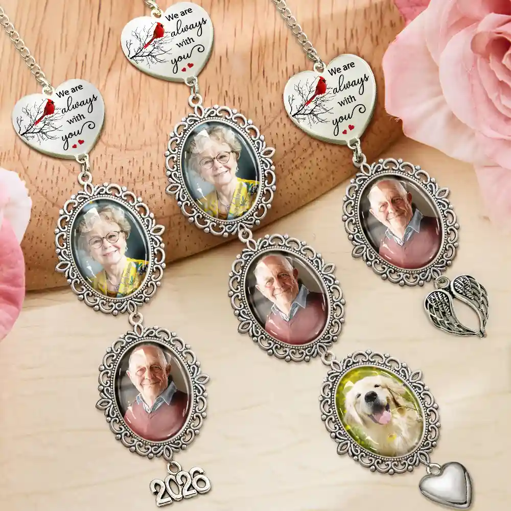 Graduation,Gift For Yourself,Custom Photo,Memorial,Sad - Custom Photo I'm Always With You - Personalized Graduation Tassel Charm