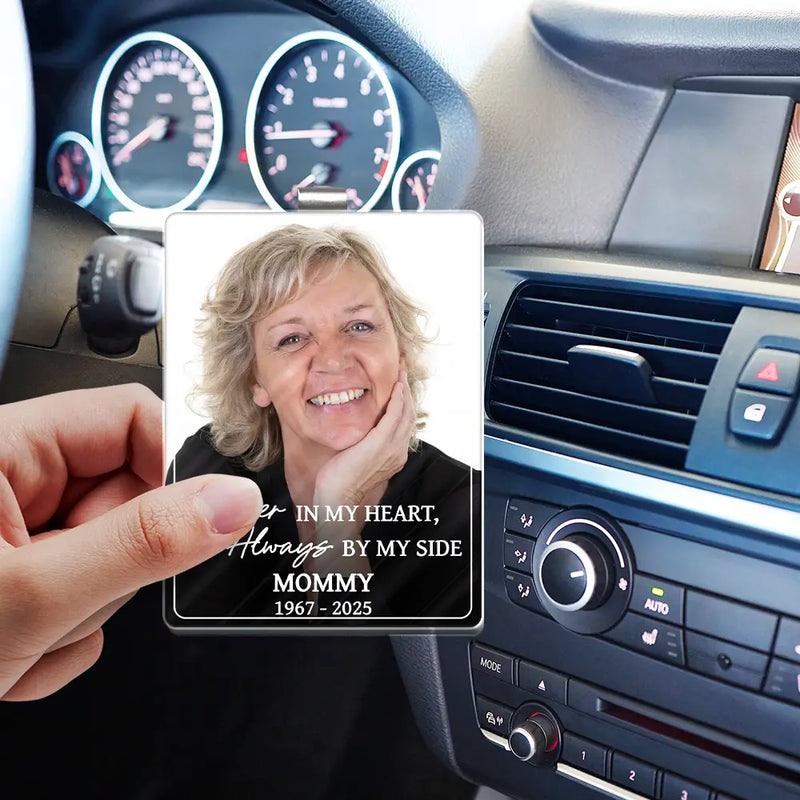 Family,Memorial,Parents,Gift For Grandparents,Sad,Custom Photo - Custom Photo I'm Always With You Memoeial Gift - Personalized Custom Shaped Acrylic Car Visor Clip