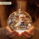 Memorial Loved One,Christmas,Custom Photo,Sympathetic,Family,Memorial,Upload Full Photo - Custom Photo I'm Always With You Memorial Gift - Personalized Round Flat Bottle Light