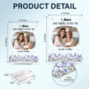 Mom - Children,Mom - Daughters (Adult),Mom - Daughters (Young),Gift For Mother,Gift For Grandma,Grandma - Grandkids - Custom Photo If Moms Grandmas Were Flowers I'd Pick You - Personalized Vertical Rectangle Acrylic Plaque