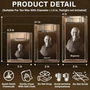 Family - Custom Photo In Loving Memory Memorial - Personalized Crystal Candle Holder