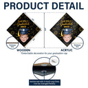 Family,Graduation,Funny,Happy,Gift For Daughter,Gift For Son,Gift For Yourself,Gift For Women,Gift For Men - Custom Photo Look Who's Graduated - Personalized Graduation Cap Topper