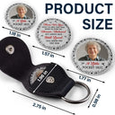 Custom Photo,Memorial,Family,Pet Lovers,Sad - Custom Photo Memorial A Little Pocket Hug - Personalized Leather Pocket Hug