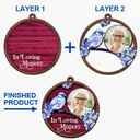 Memorial,Custom Photo,Love,Christmas - Custom Photo Memorial I Am Always With You Toile Art - Personalized 2-Layered Wooden Ornament