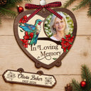 Top Market,Memorial Loved One,Christmas,Custom Photo,Cozy,Family,Memorial,Upload Full Photo - Custom Photo Memorial I'm Always With You - Personalized Wooden Ornament With Tag