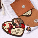Family,Parents,Gift For Grandparents,Memorial,Sad - Custom Photo Memorial I'm Always With You - Personalized Wooden Pocket Hug