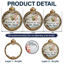 Memorial Loved One,Christmas,Custom Photo,Sympathetic,Family,Memorial,Upload Full Photo - Custom Photo Memorial Loved One I'm Always With You - Personalized Custom Shaped Acrylic Ornament
