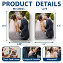 Custom Photo,Romantic,Gift For Couples,Wedding,Upload Full Photo,Monogram - Custom Photo Monogram Wedding Engagement Signing Book - Personalized Playing Cards